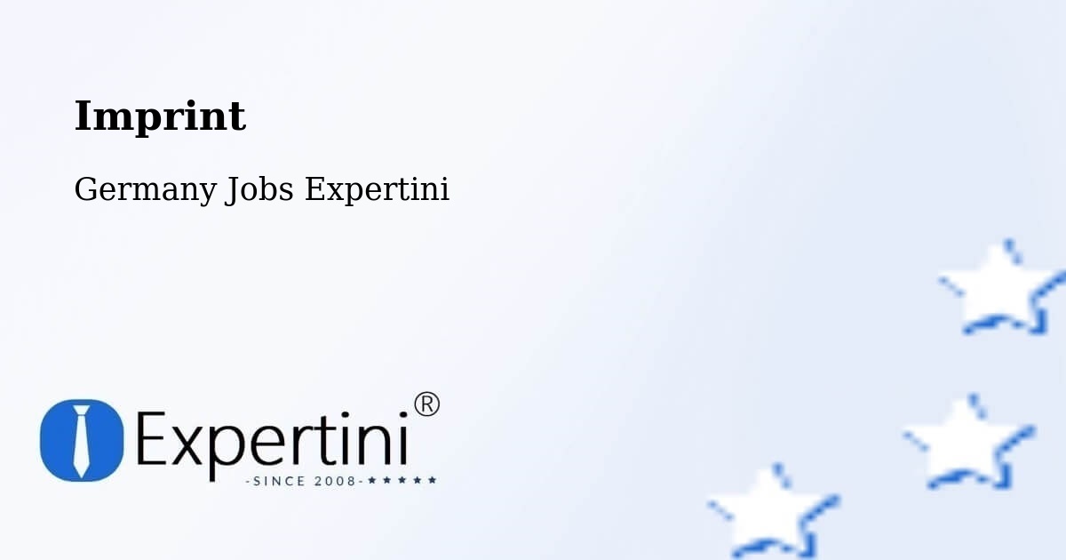 Imprint – Hamburg Mitte - Germany Jobs Expertini